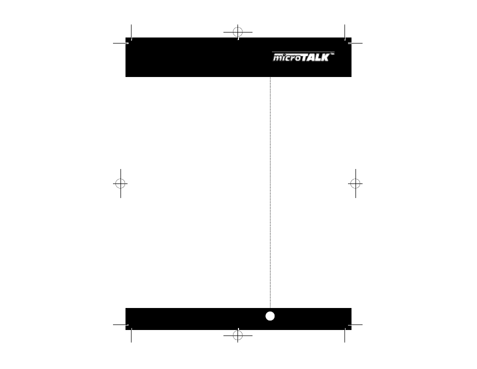 Cobra Electronics microTalk Professional 2-Way Radio User Manual | 20 pages