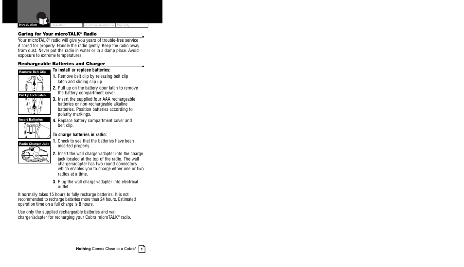 Cobra Electronics CXT95 User Manual | Page 3 / 11