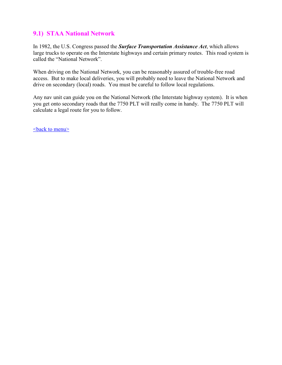 The staa national network, Here | Cobra Electronics PRO 5550 User Manual | Page 50 / 58