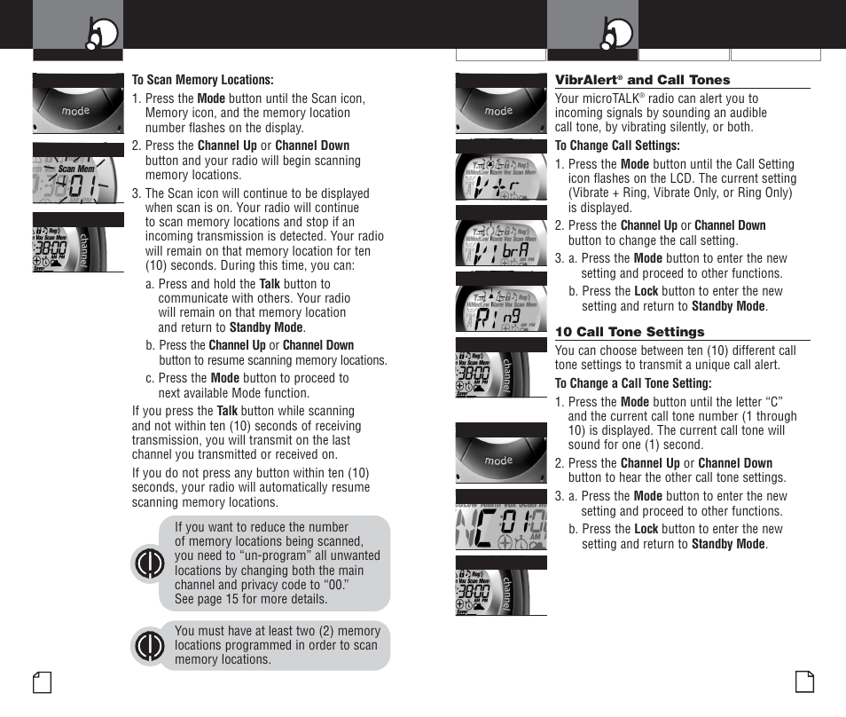 Using your radio | Cobra Electronics microTALK PR4000WX User Manual | Page 11 / 32