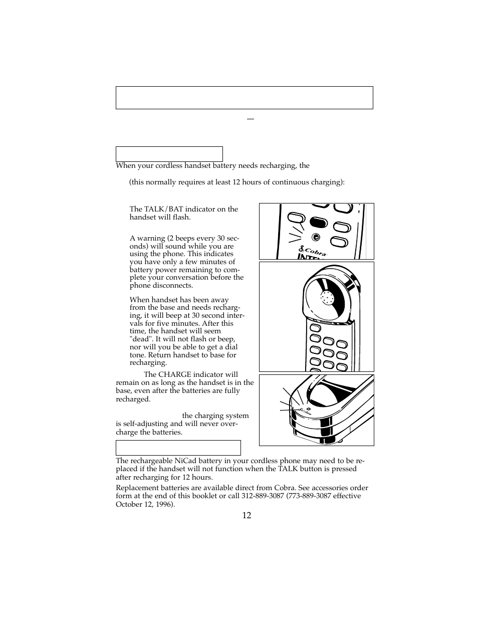 Rechargeable battery information, Beep, Battery recharging | Replacing the battery, Intenna | Cobra Electronics NavOne 2500 User Manual | Page 13 / 20
