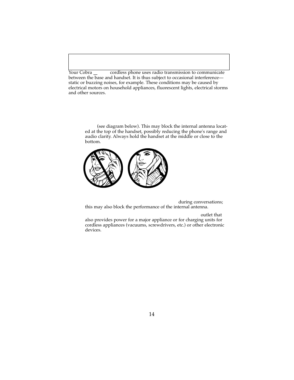About cordless phone performance | Cobra Electronics NavOne 2500 User Manual | Page 15 / 20