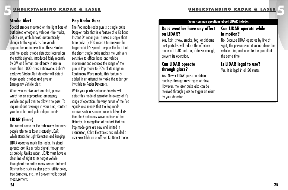 Cobra Electronics ESD-9870 User Manual | Page 16 / 21