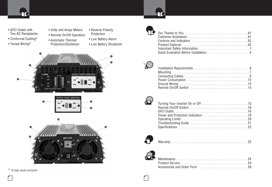 Cobra Electronics CPI M1500 User Manual | Page 2 / 16