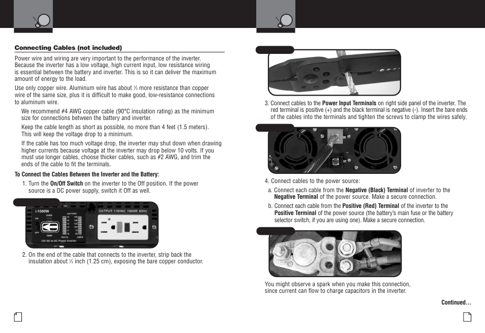 Connecting cables | Cobra Electronics CPI M1500 User Manual | Page 7 / 16