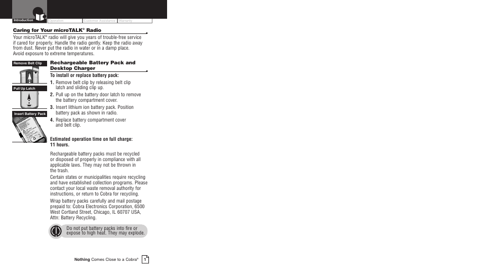 Cobra Electronics LI 6000WX User Manual | Page 4 / 20