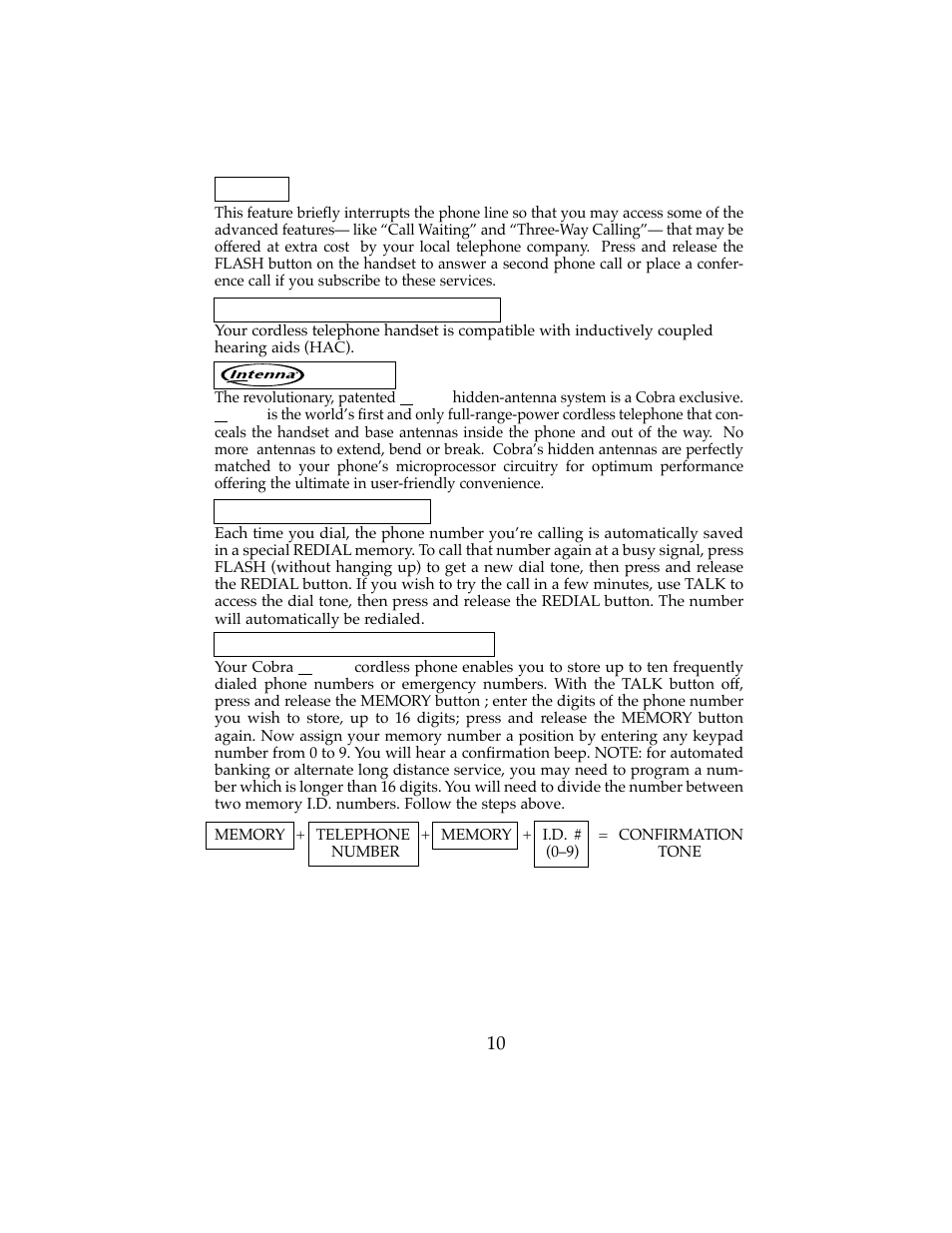 Cobra Electronics CP-2501 User Manual | Page 11 / 20