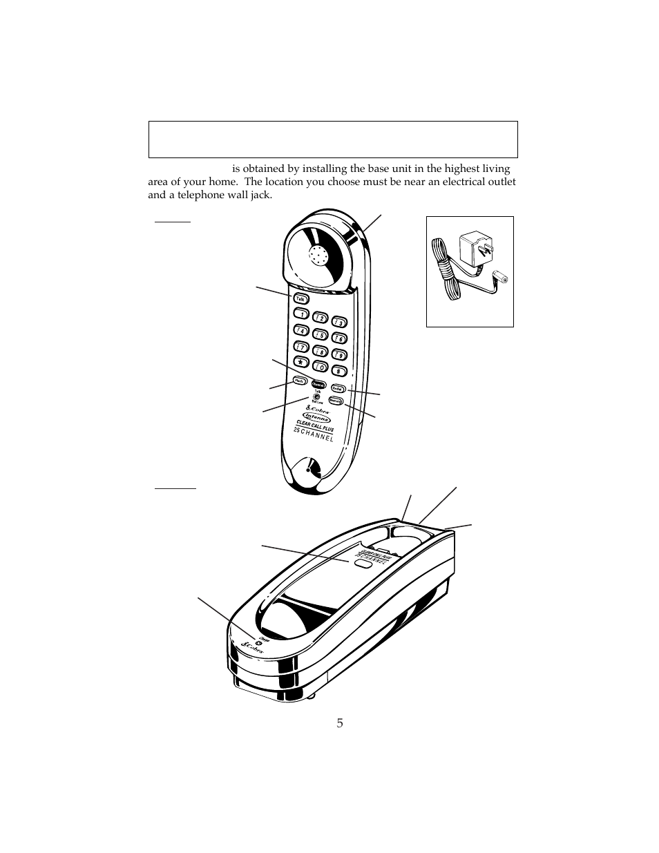 Installation information | Cobra Electronics CP-2501 User Manual | Page 6 / 20