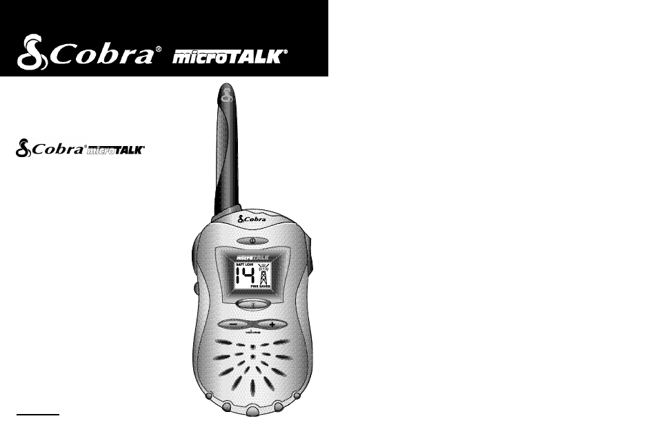 Cobra Electronics FRS 110 User Manual | 14 pages
