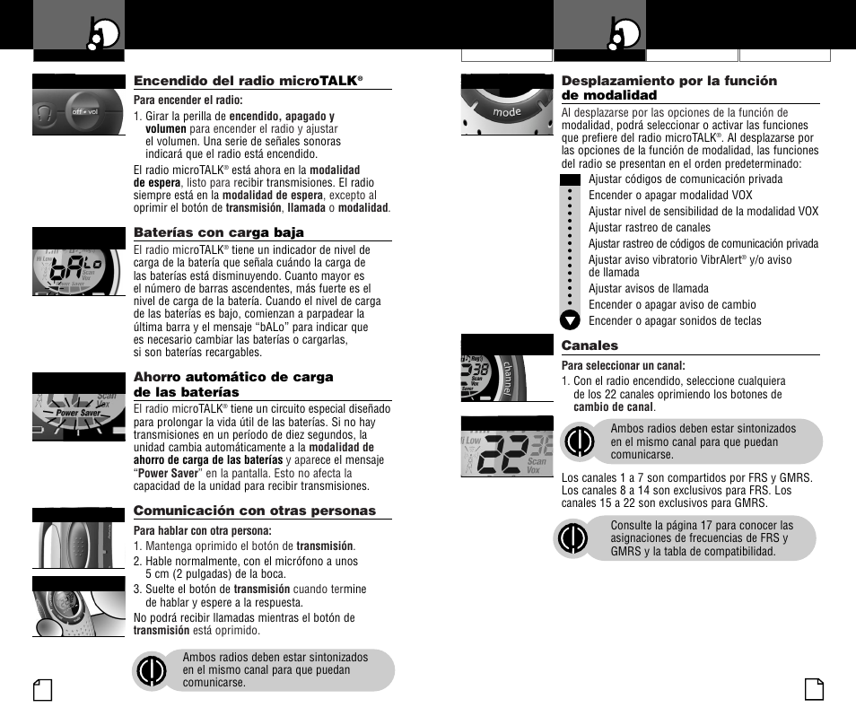 Uso del radio | Cobra Electronics PR3000DX User Manual | Page 17 / 24