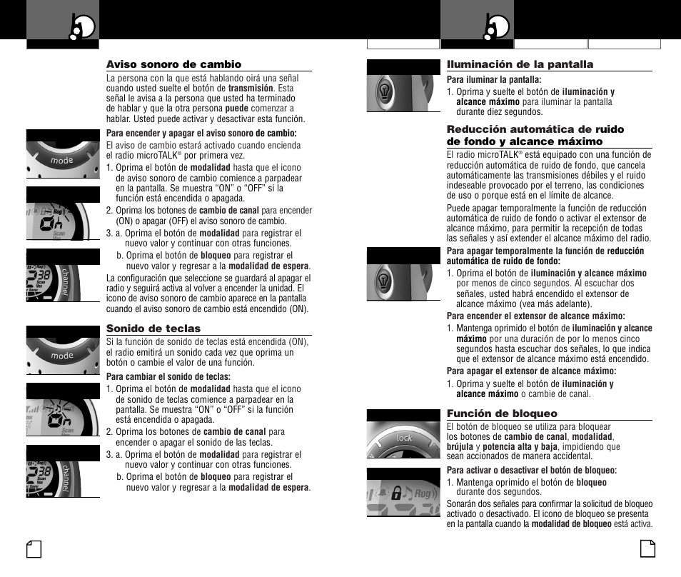 Uso del radio | Cobra Electronics PR3000DX User Manual | Page 21 / 24