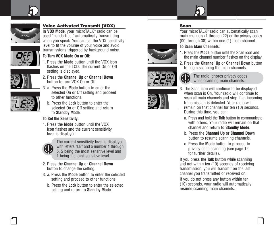 Using your radio | Cobra Electronics PR3000DX User Manual | Page 7 / 24