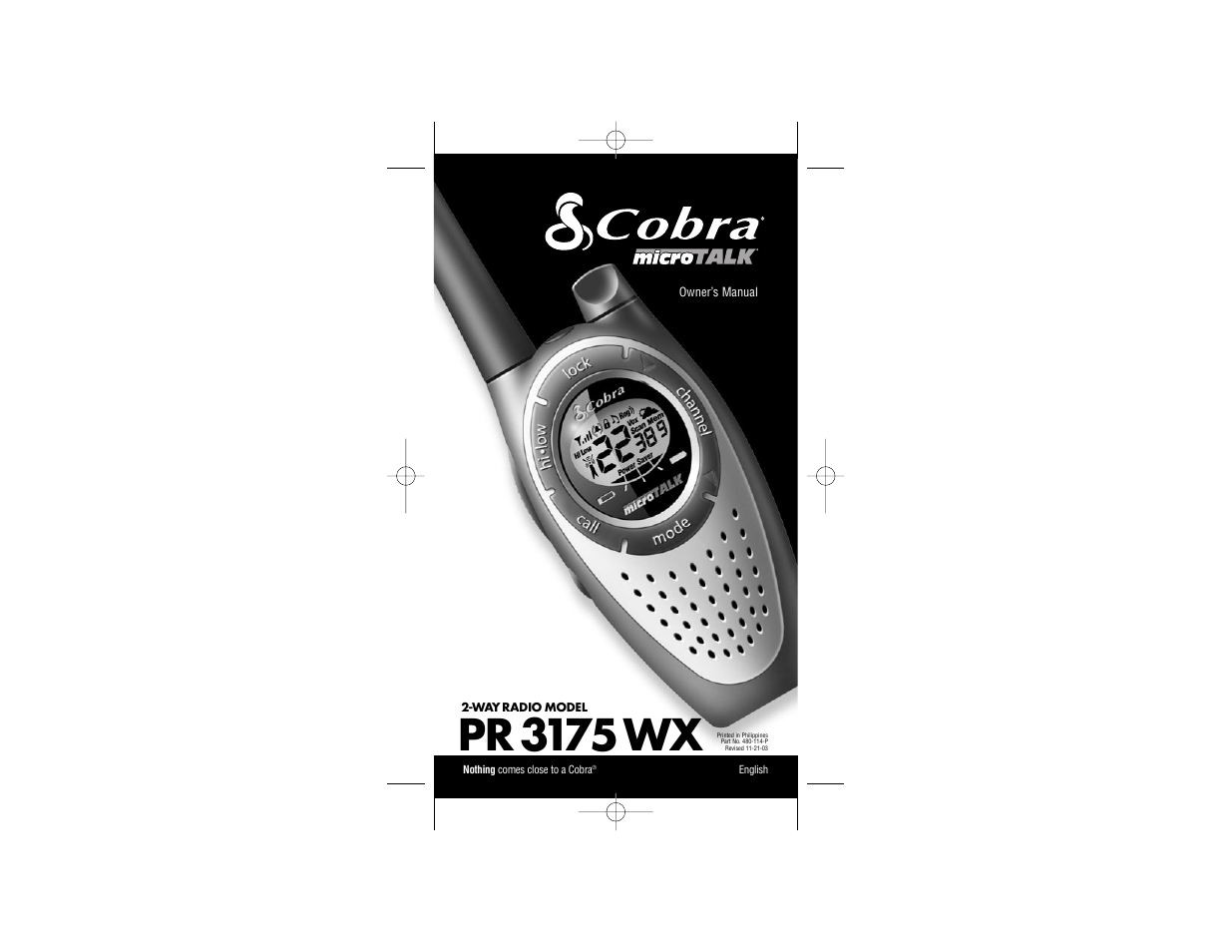 Cobra Electronics PR3175WX User Manual | 16 pages