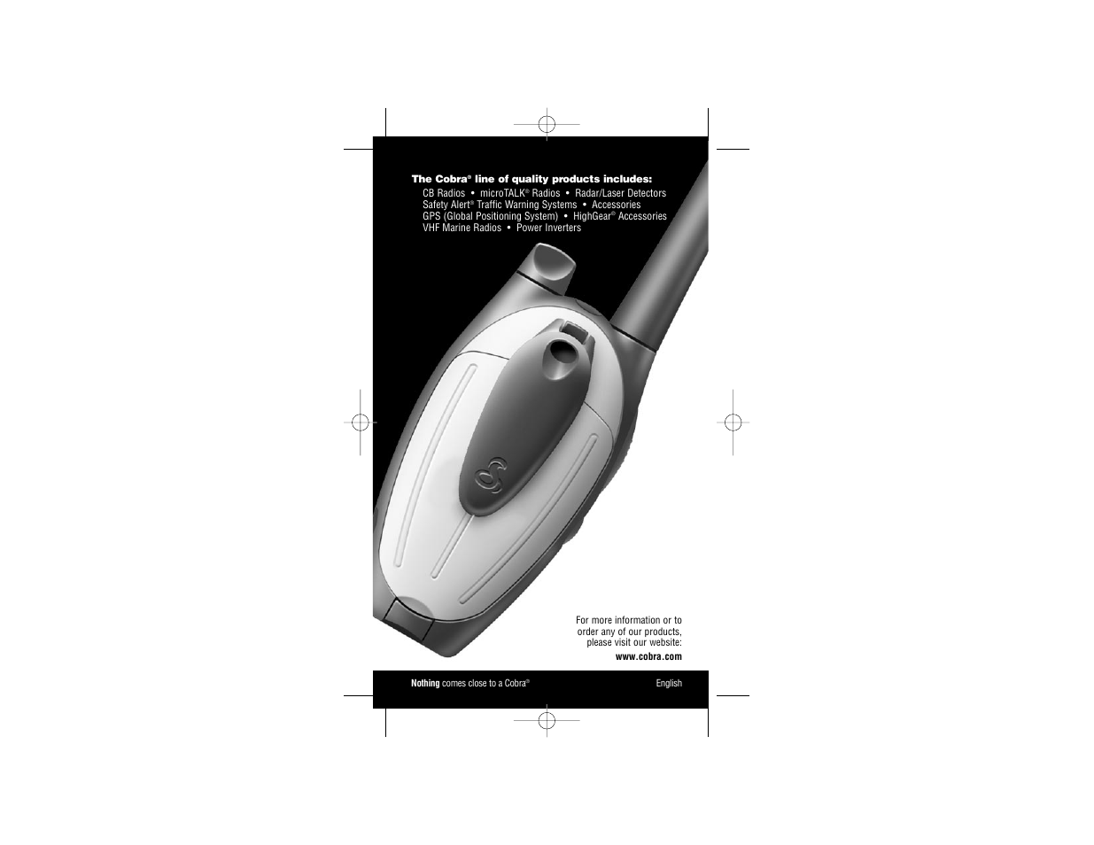 Cobra Electronics PR3175WX User Manual | Page 16 / 16
