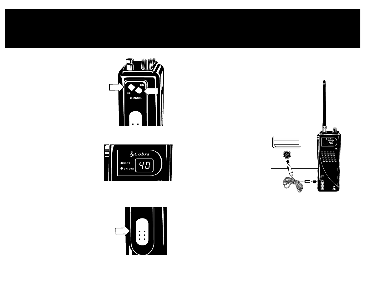 Operation | Cobra Electronics HH 33 User Manual | Page 6 / 11