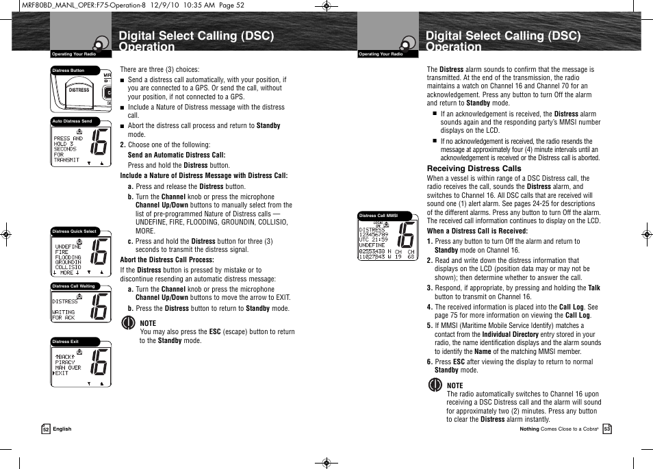 Product features | Cobra Electronics MR F80B-D User Manual | Page 30 / 45