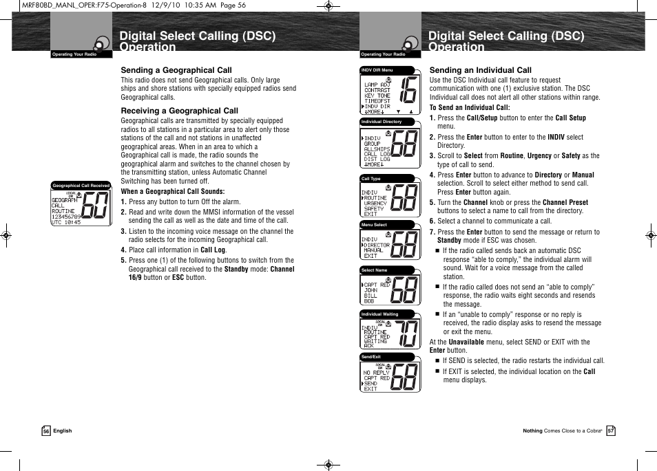 Product features | Cobra Electronics MR F80B-D User Manual | Page 32 / 45