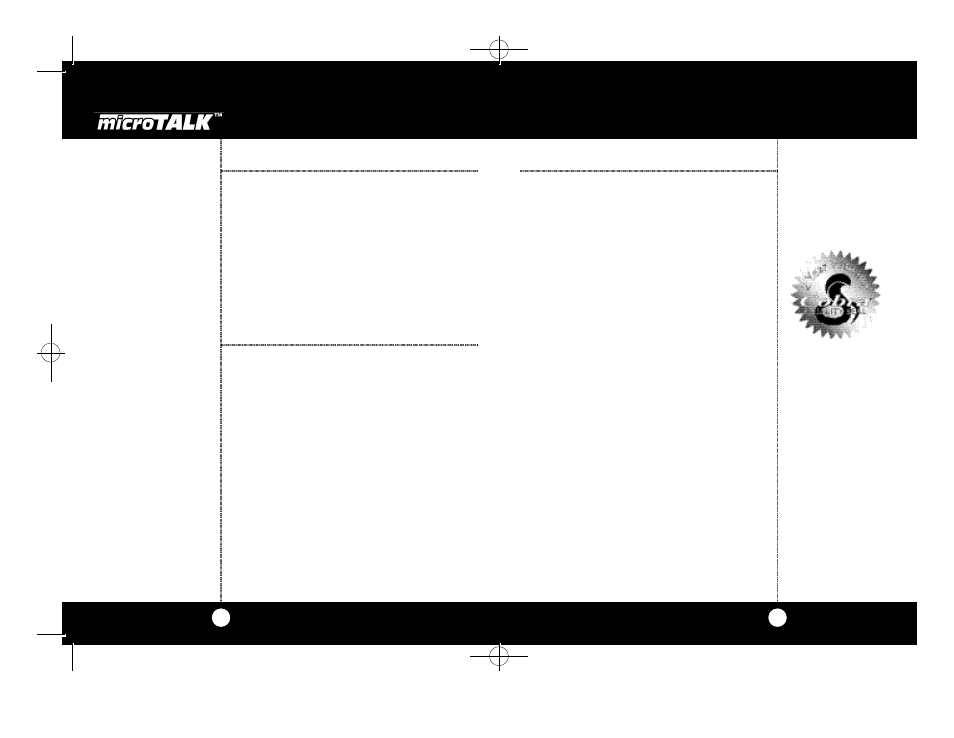 Limited two year warranty, Microtalk specifications | Cobra Electronics MicroTalk 2-Way Radio User Manual | Page 11 / 16