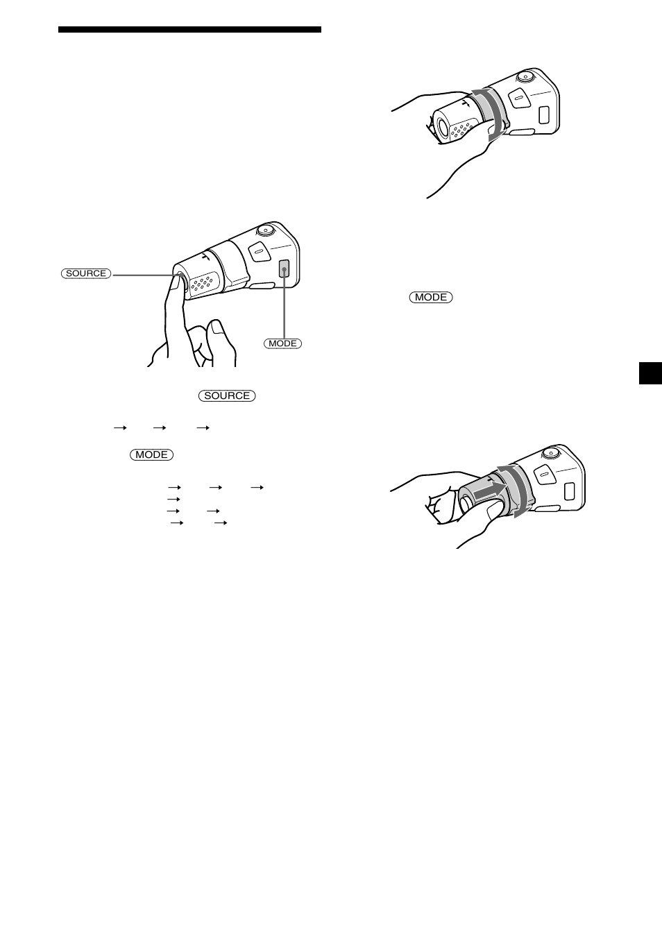 21 using the rotary commander | Sony XR-M510 User Manual | Page 21 / 212