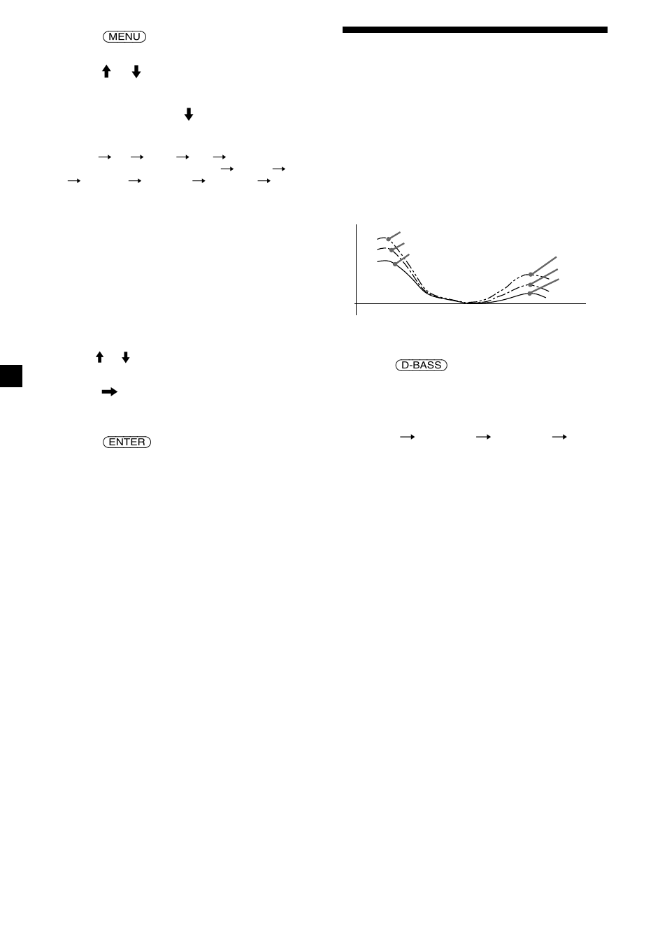 Boosting the bass sound, D-bass | Sony XR-M510 User Manual | Page 24 / 212