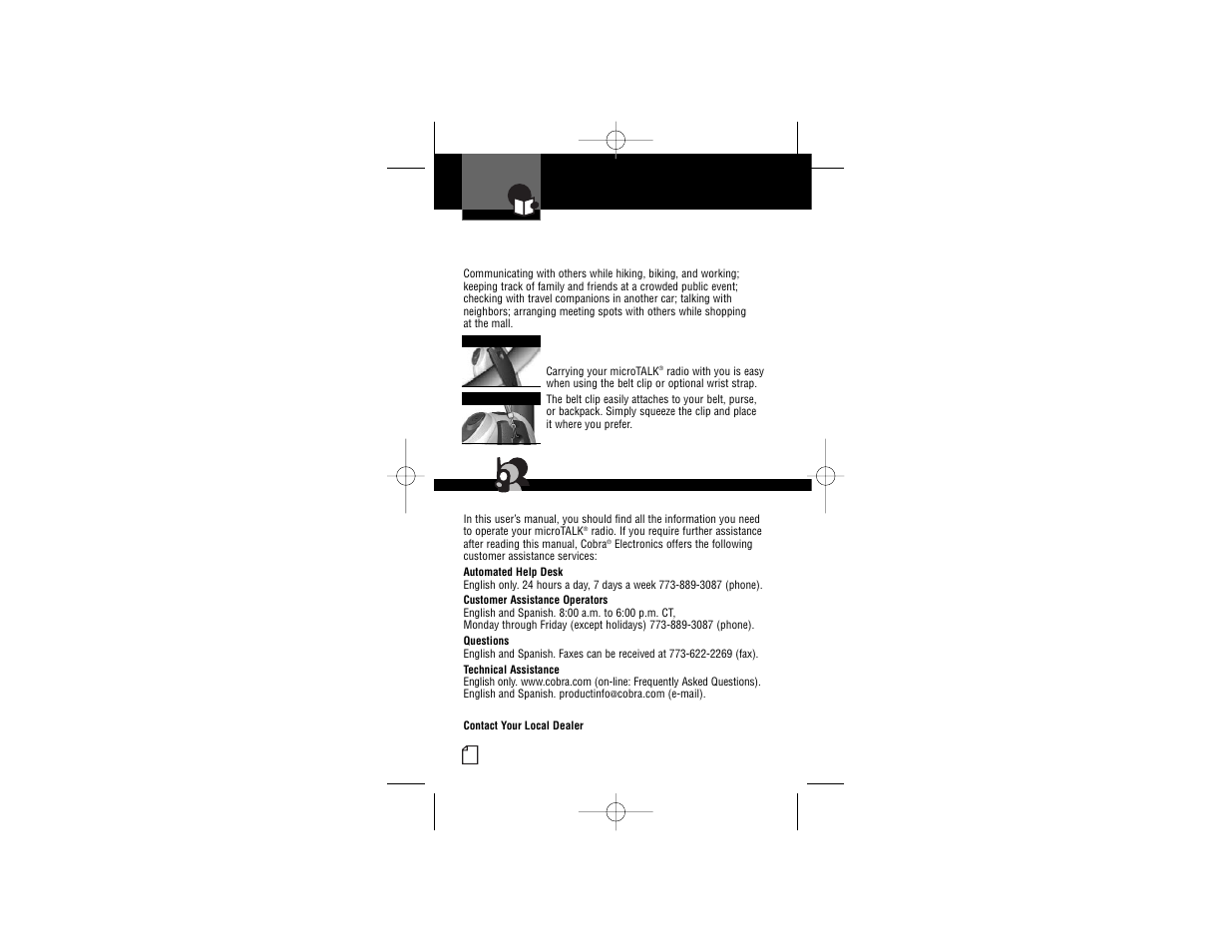 Making life easier and safer | Cobra Electronics PR385WX User Manual | Page 2 / 12