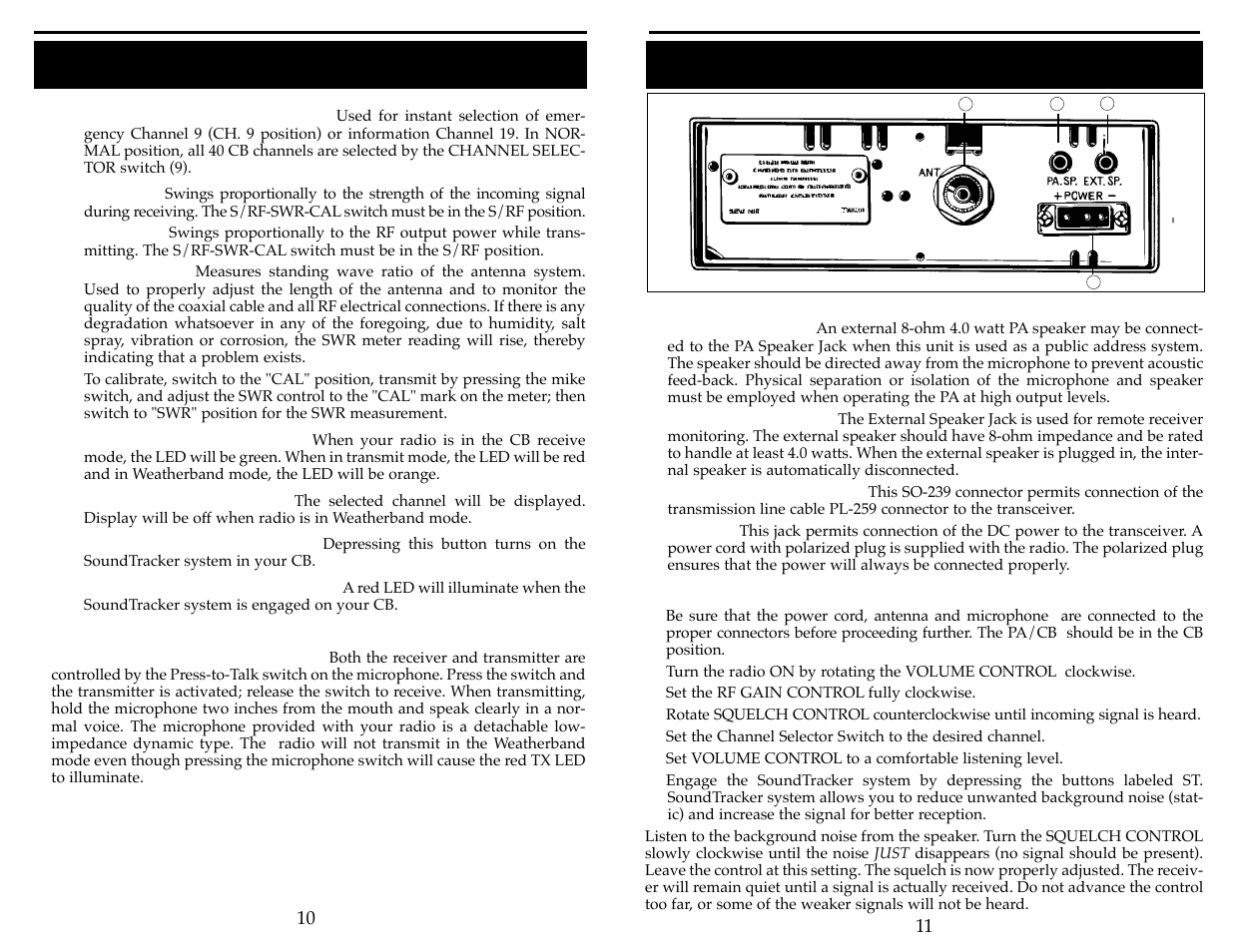 Operation (cont.) | Cobra Electronics 29 WX ST User Manual | Page 7 / 11