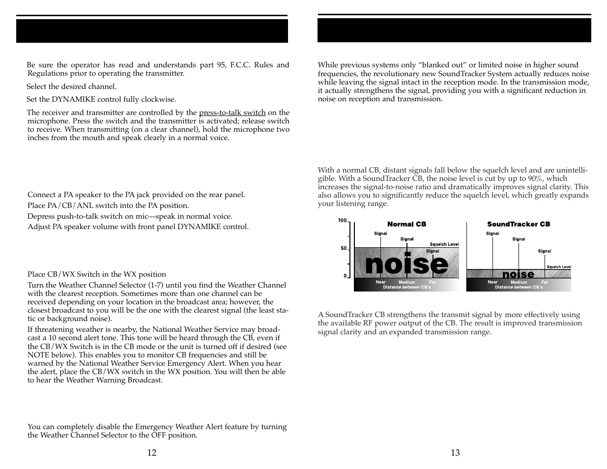 Operation (cont.), How soundtracker works | Cobra Electronics 29 WX ST User Manual | Page 8 / 11