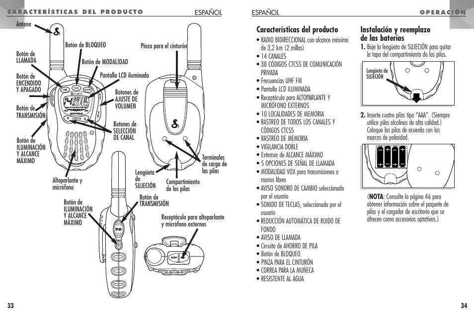 Cobra Electronics FRS307 User Manual | Page 18 / 25