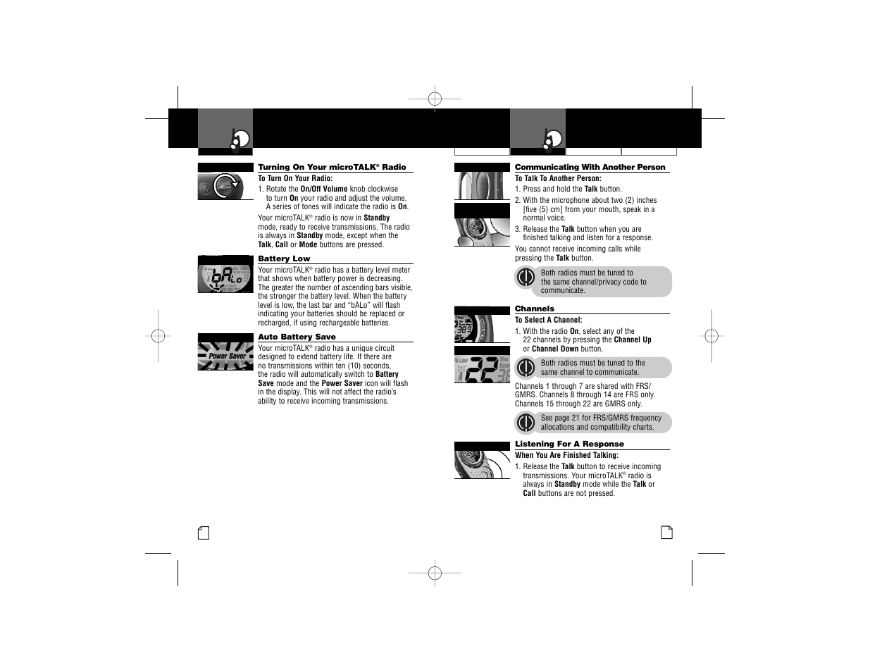 Using your radio | Cobra Electronics PR3180WX User Manual | Page 4 / 16