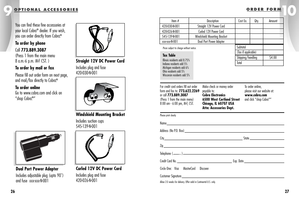 Cobra Electronics ESD-9560 User Manual | Page 16 / 17