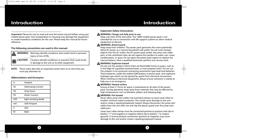 Introduction | Cobra Electronics CJIC 250 User Manual | Page 4 / 12