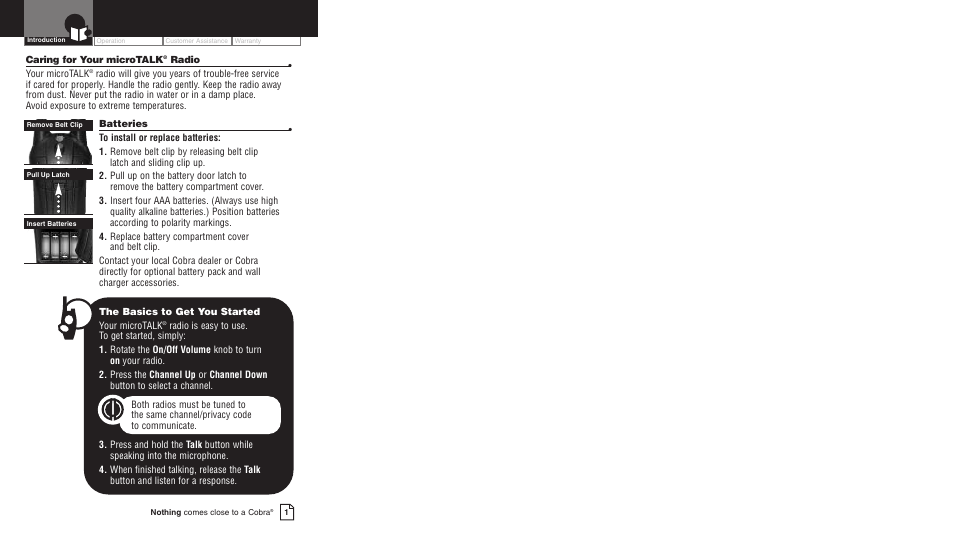 Cobra Electronics PR3550WX User Manual | Page 3 / 15