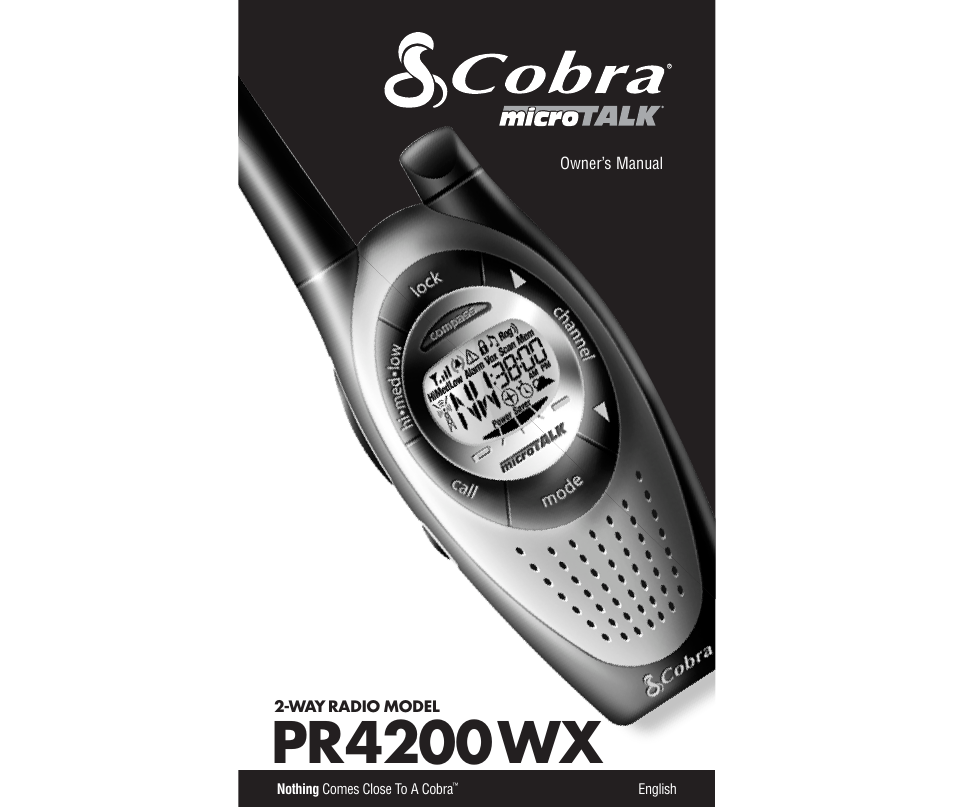 Cobra Electronics MICROTALK PR4200WX User Manual | 32 pages