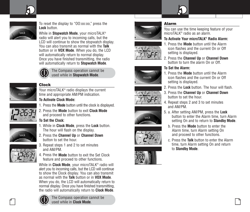 Using your radio | Cobra Electronics MICROTALK PR4200WX User Manual | Page 8 / 32