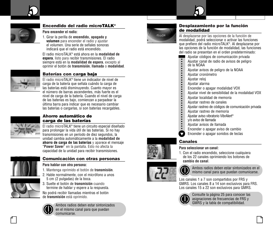 Uso del radio | Cobra Electronics PR4200WX User Manual | Page 21 / 32