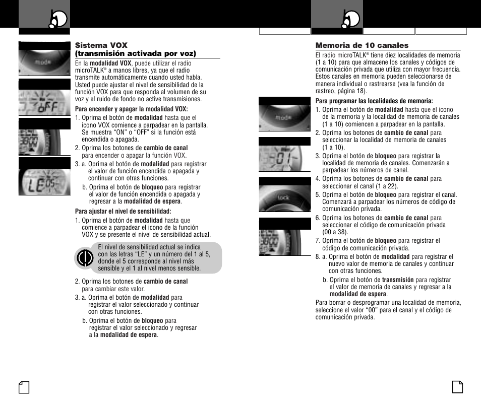 Uso del radio | Cobra Electronics PR4200WX User Manual | Page 25 / 32