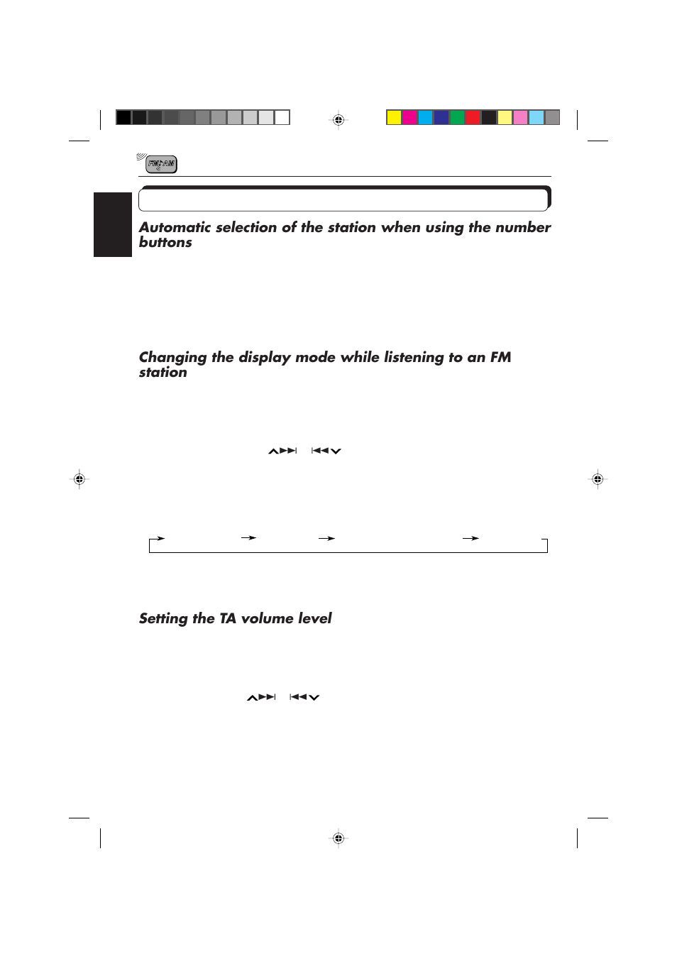 Other convenient rds functions, Setting the ta volume level | JVC KD-SX855R User Manual | Page 16 / 38