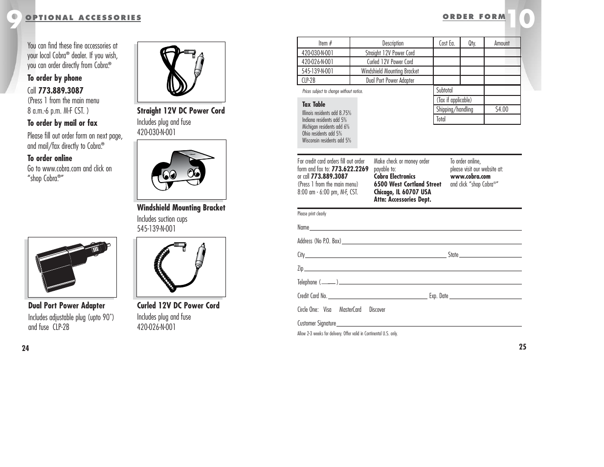 Cobra Electronics ESD-9210 User Manual | Page 15 / 16