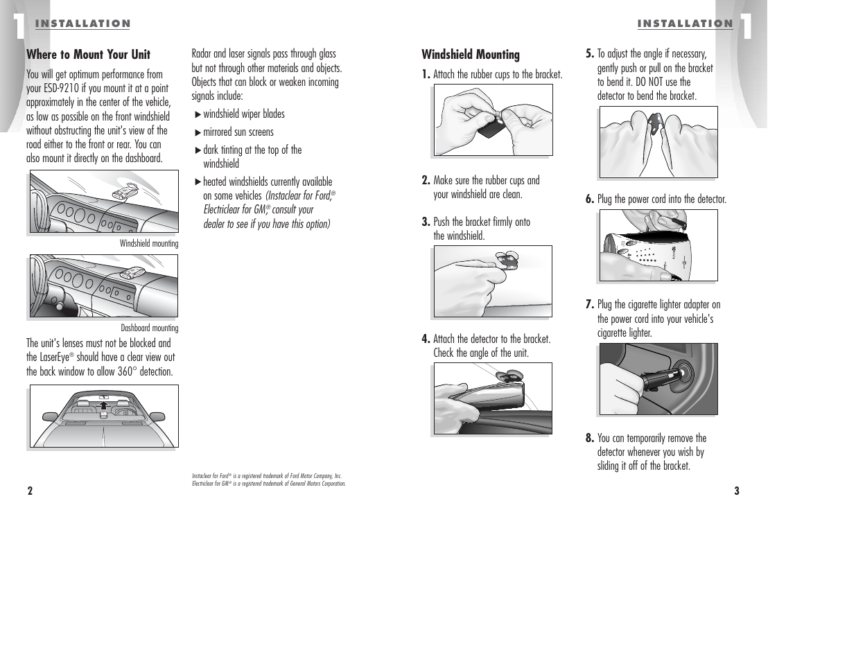 Cobra Electronics ESD-9210 User Manual | Page 4 / 16