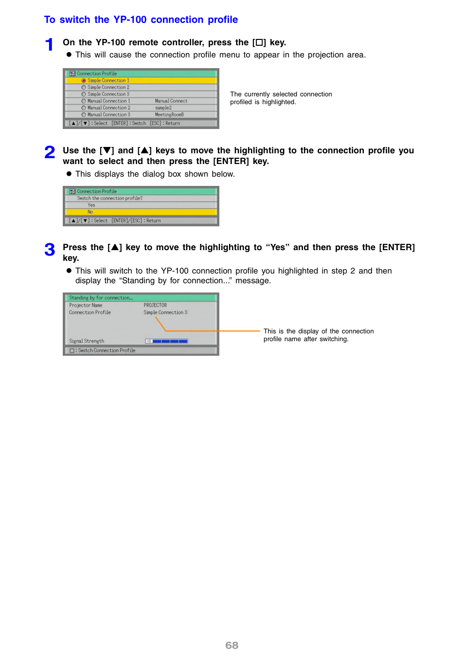 Casio YP-100 User Manual | Page 68 / 112