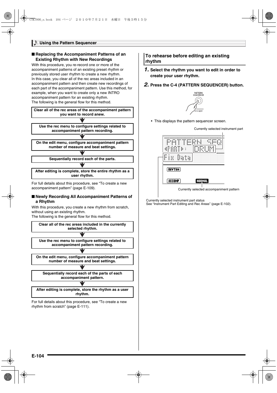 Casio WK7500E1A User Manual | Page 106 / 168