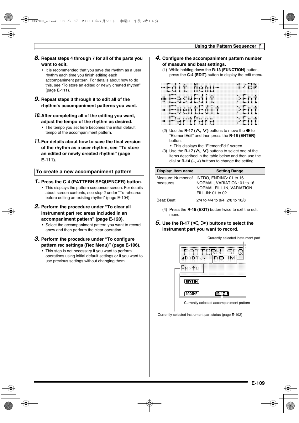 Casio WK7500E1A User Manual | Page 111 / 168