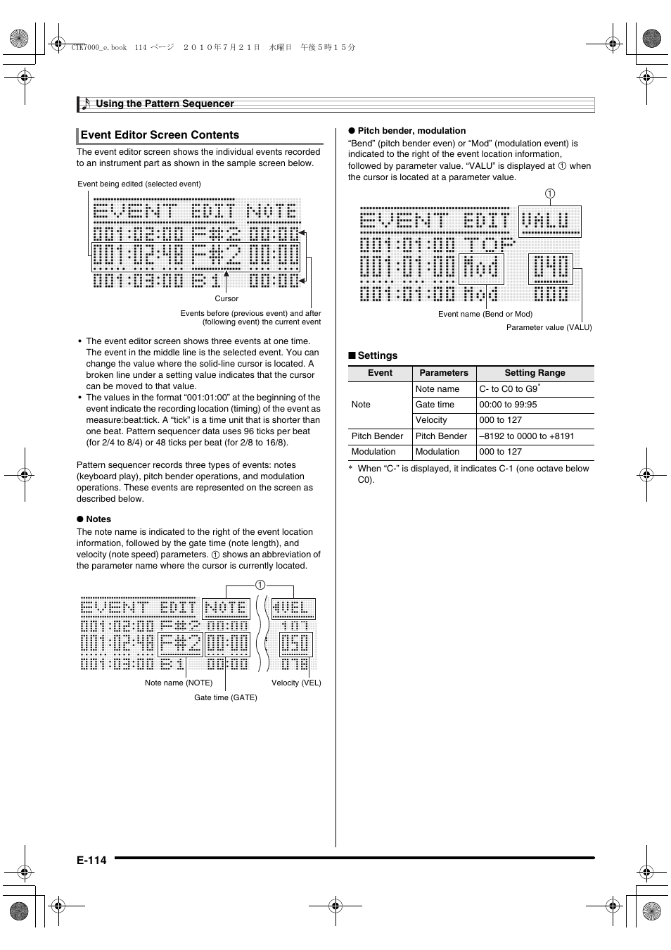 Casio WK7500E1A User Manual | Page 116 / 168