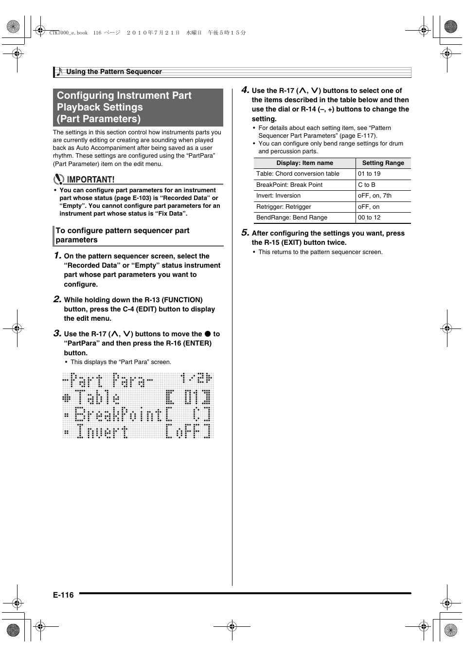 Casio WK7500E1A User Manual | Page 118 / 168