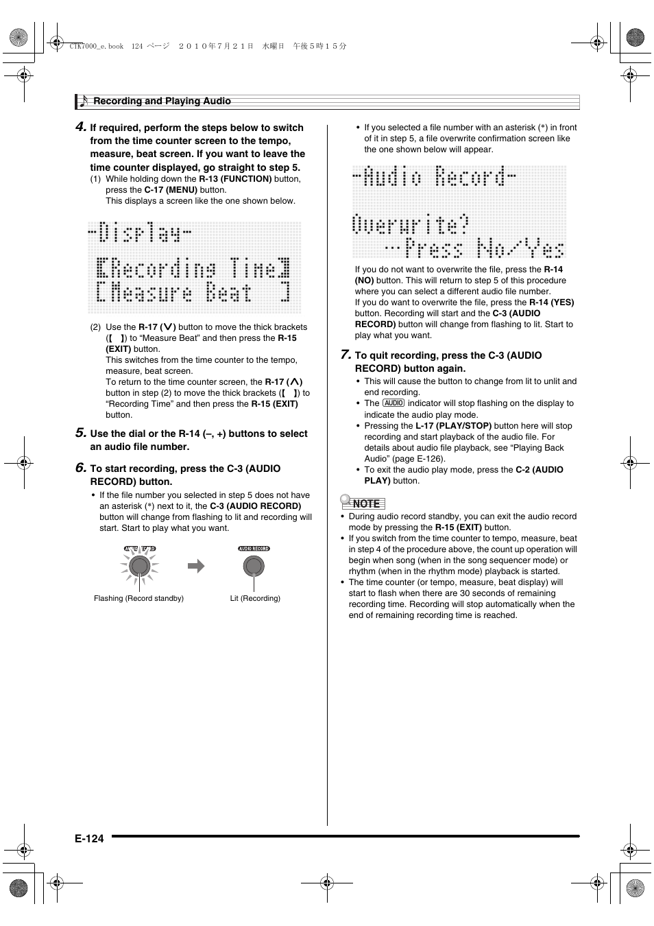 Casio WK7500E1A User Manual | Page 126 / 168