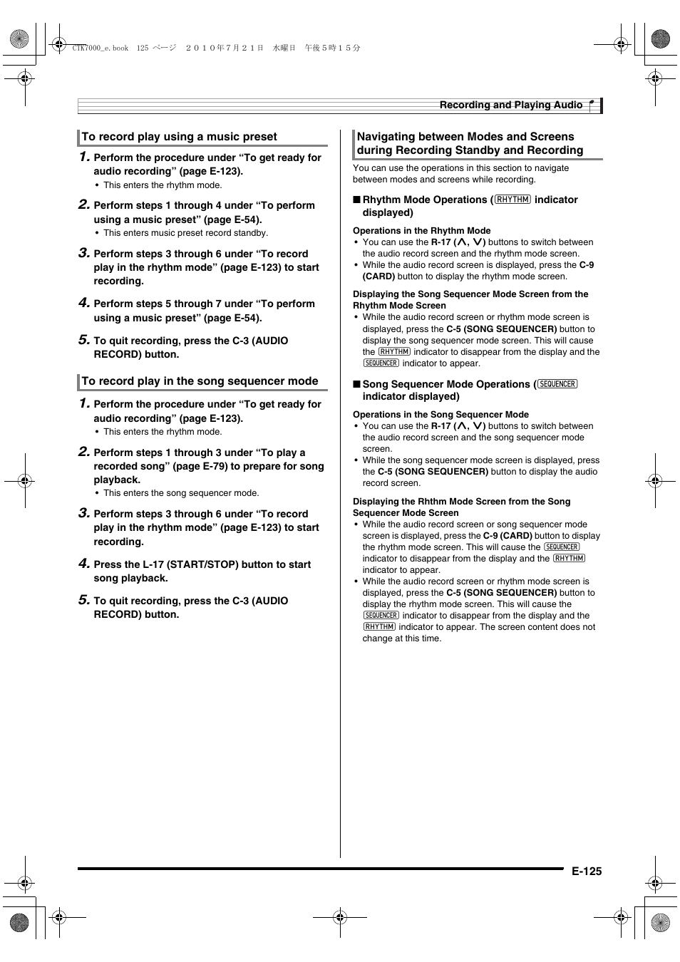 Casio WK7500E1A User Manual | Page 127 / 168