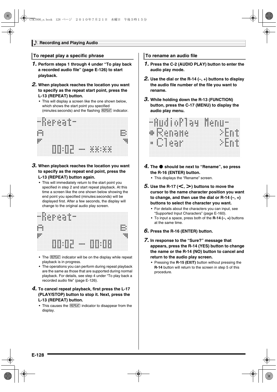 Casio WK7500E1A User Manual | Page 130 / 168