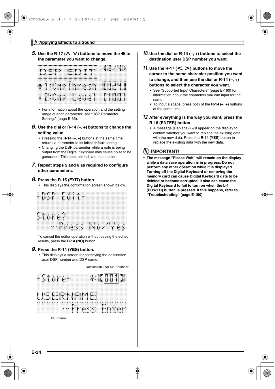 Casio WK7500E1A User Manual | Page 36 / 168