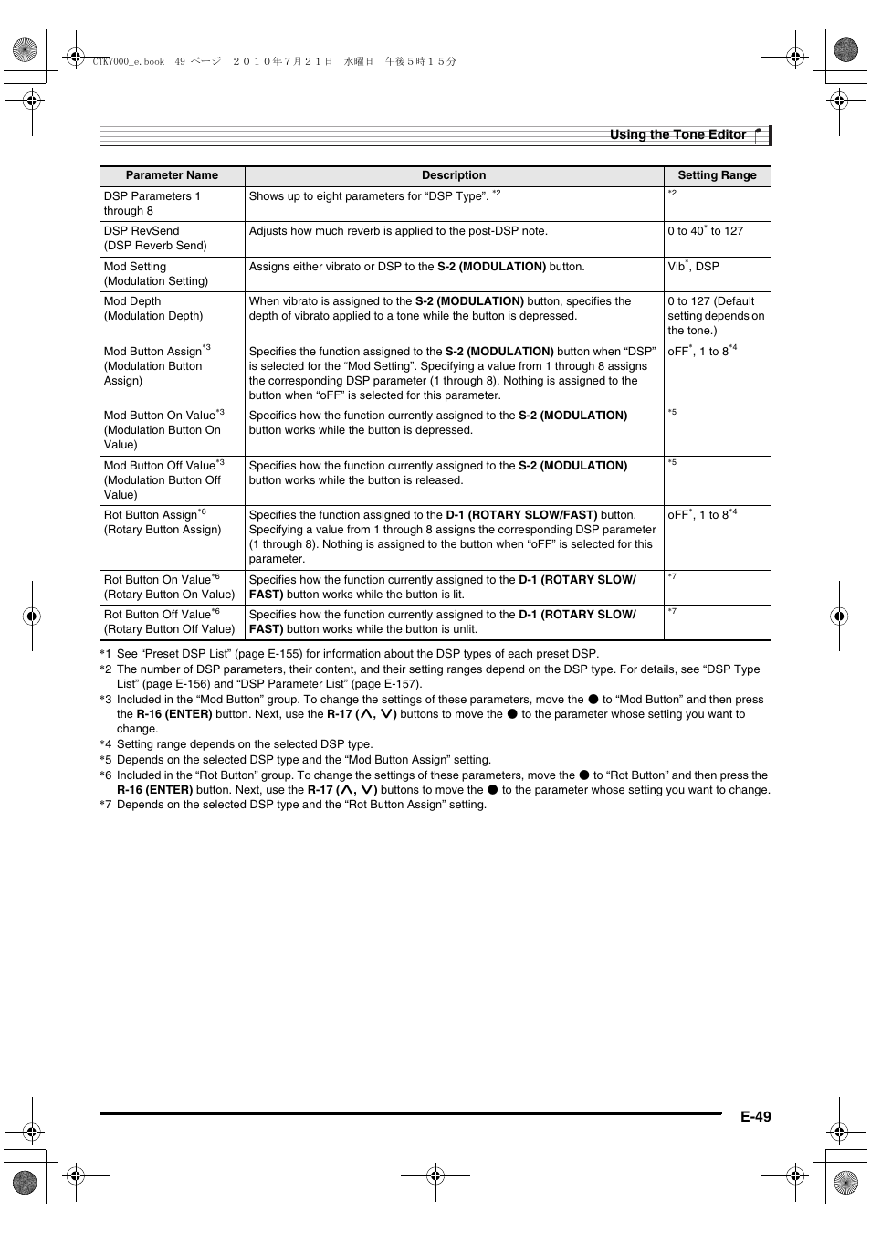 E-49 | Casio WK7500E1A User Manual | Page 51 / 168
