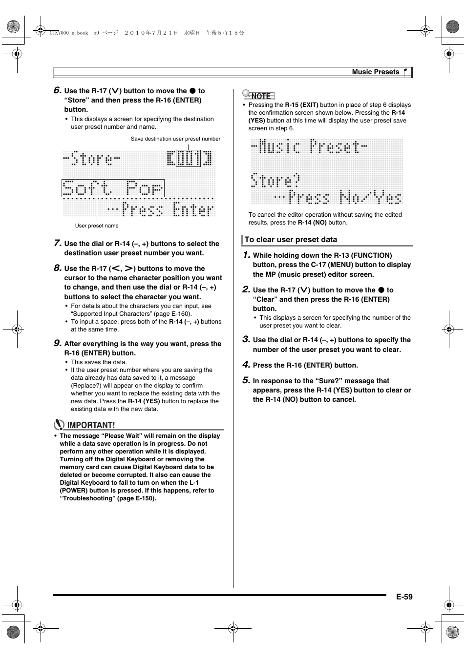 Casio WK7500E1A User Manual | Page 61 / 168